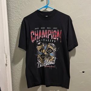 CBUM 4x Olympia Champion Mentality Tee. LIMITED EDITION!!! Size small, new.